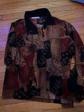 Patchwork Button-Up Tunic